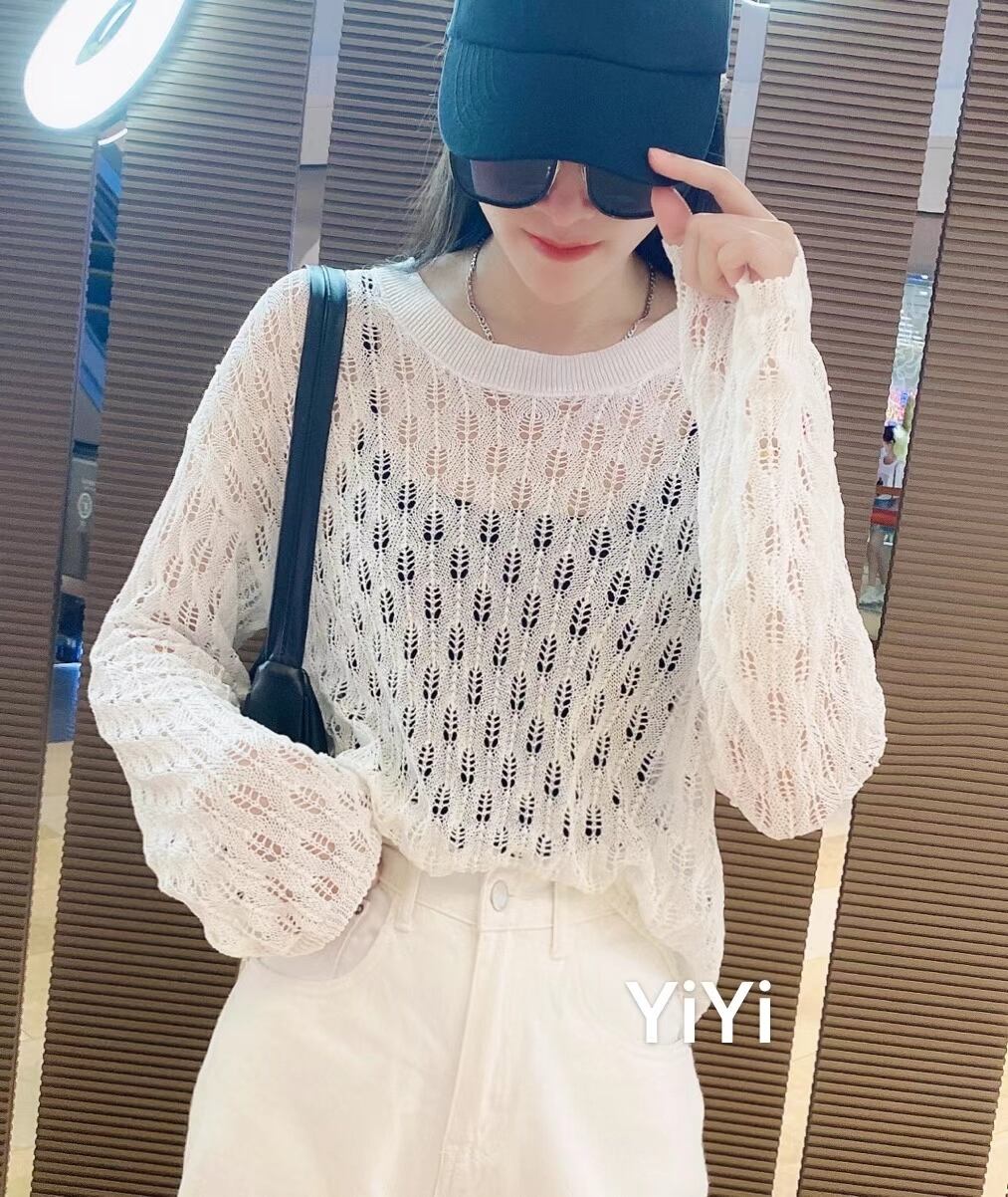 柄編みニット　AJ111-9023