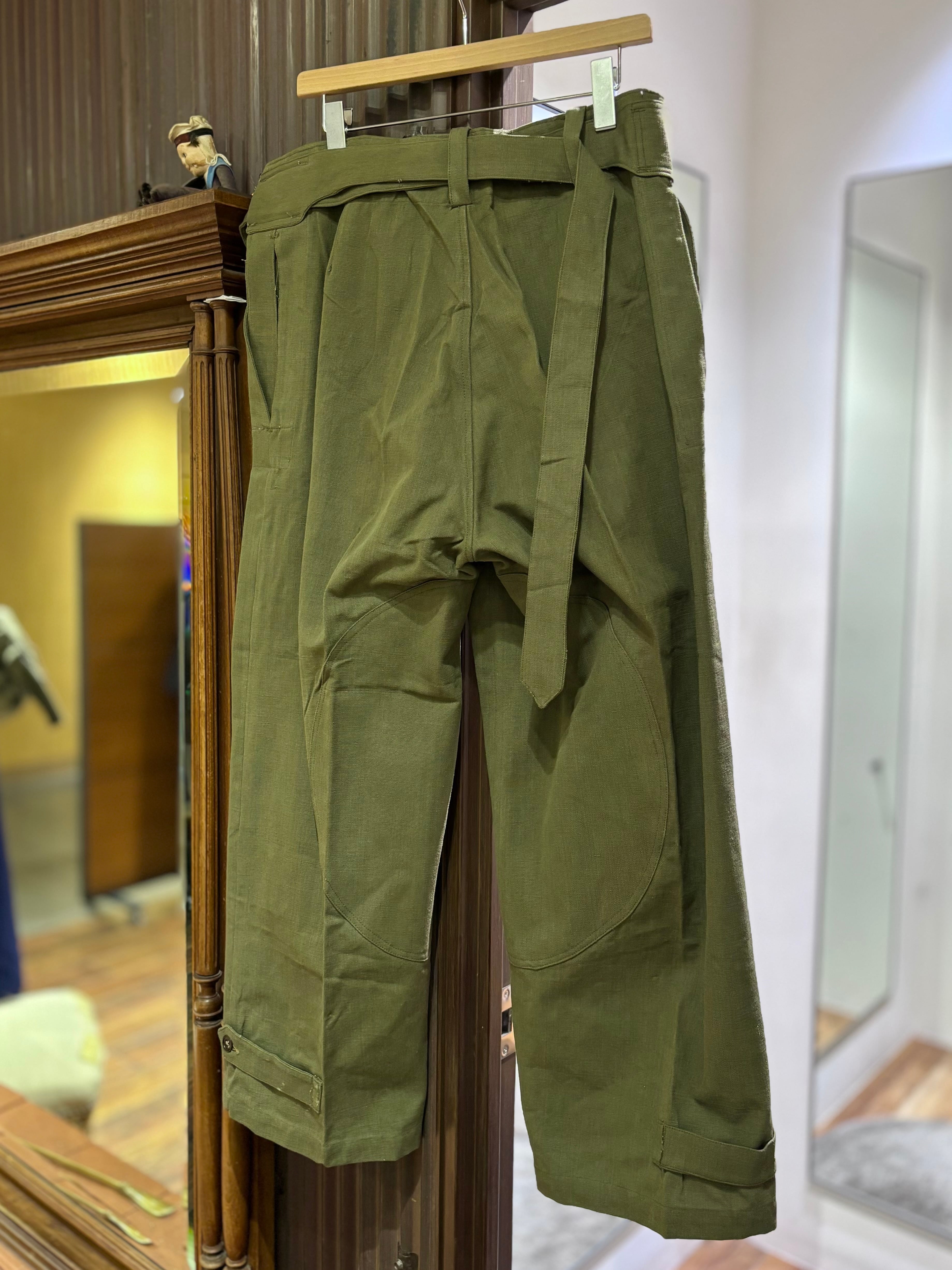 1952 FRENCH ARMY MOTORCYCLE PANTS DEAD STOCK | STRAYSHEEP ONLINE