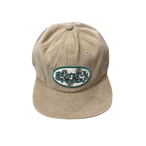 HAVE A GRATEFUL DAY #Power Corduroy Cap Beige