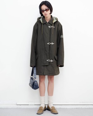 1980s Levi's - melton wool padded duffle coat