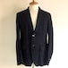 Stretch Linen Tailored Jacket　Navy