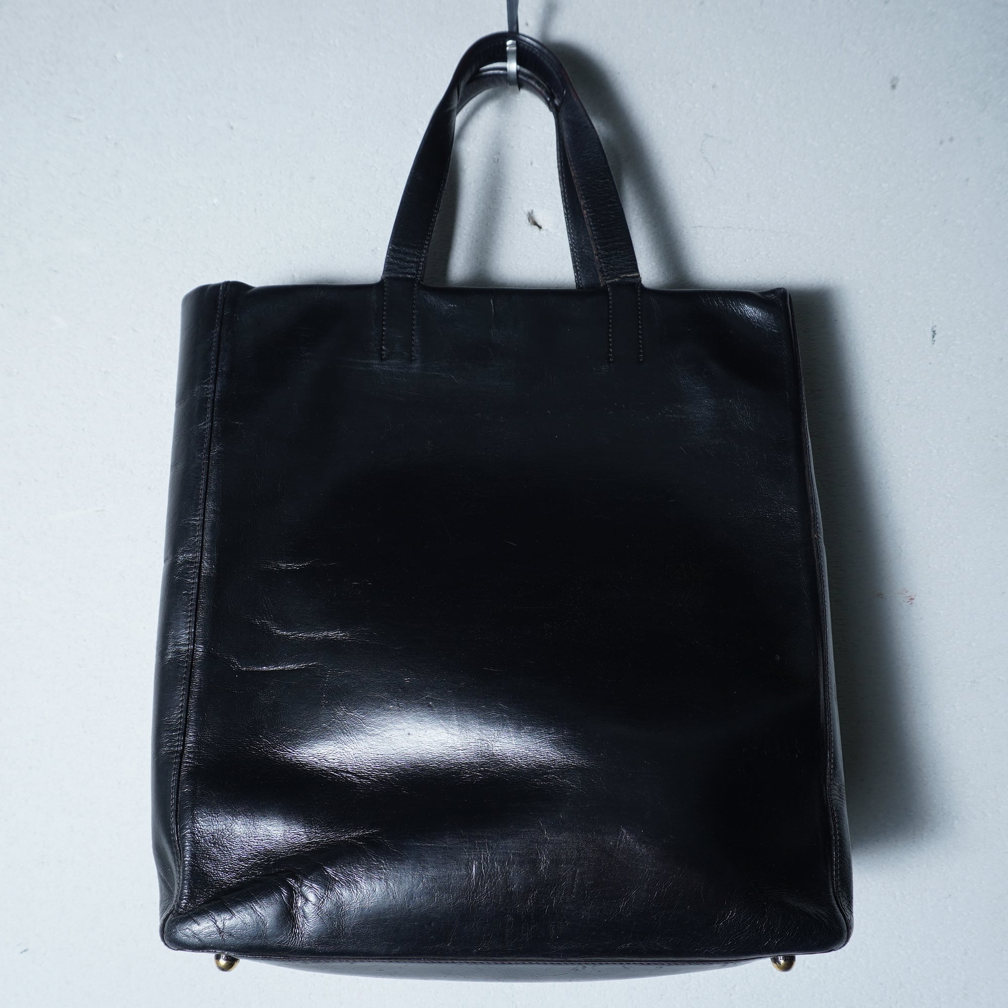 LOEWE】ロエベ アナグラムロゴレザートートバッグ black | ブランド