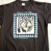 90s WOLF 狼 Tシャツ