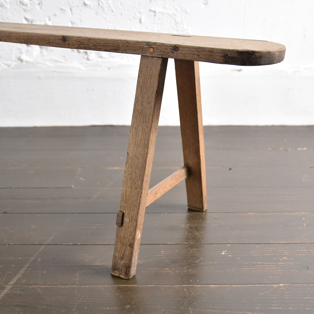 French Wooden Bench / フレンチ ウッド ベンチ / 2202H-003 | BANSE