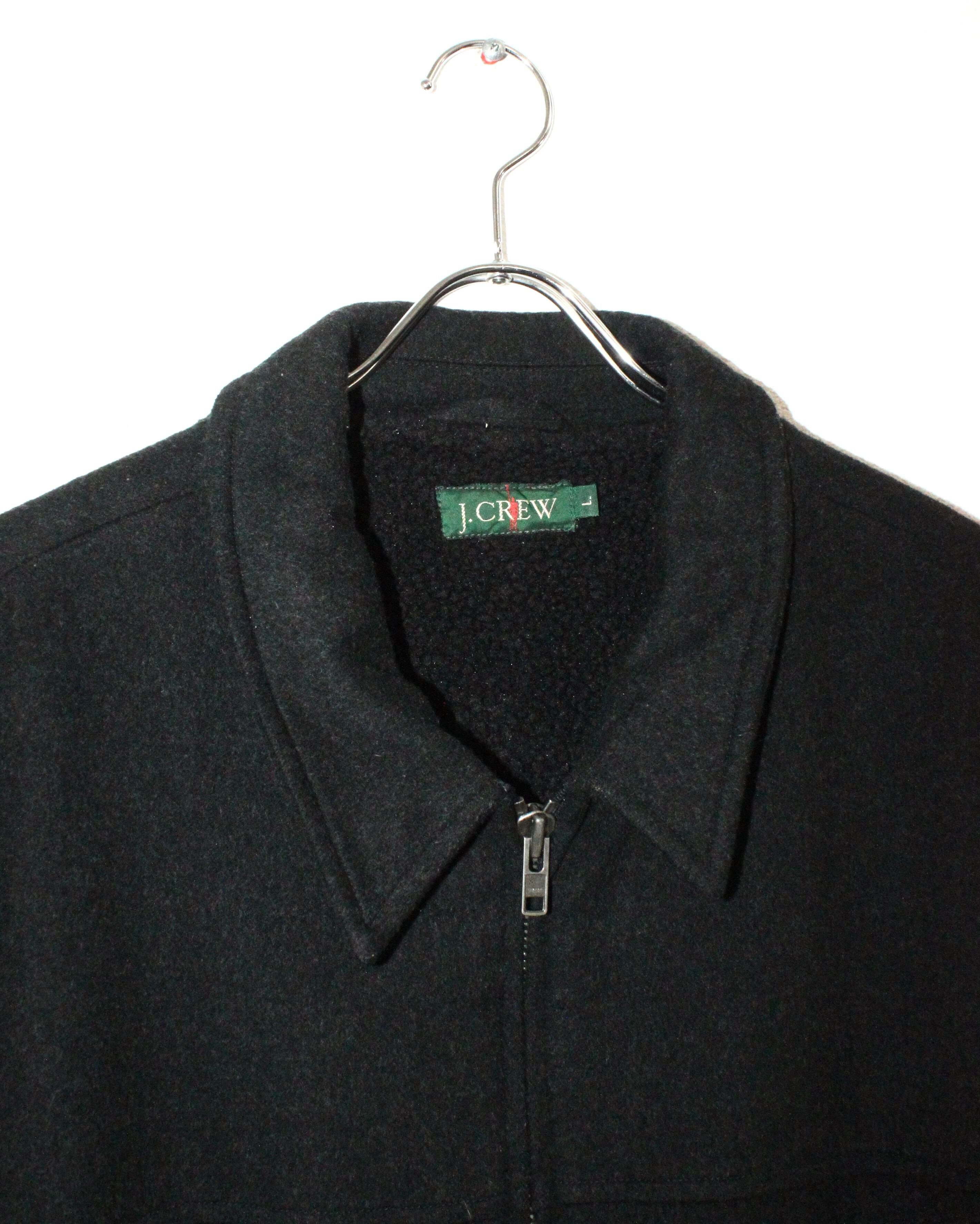 90s J.CREW Boa Lining Zip-up Wool Blouson | VOLAR