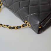 CHANEL シャネル ミニマトラッセ 20 ラムスキン シングルフラップ シングルチェーンバッグ ゴールド金具 1番台