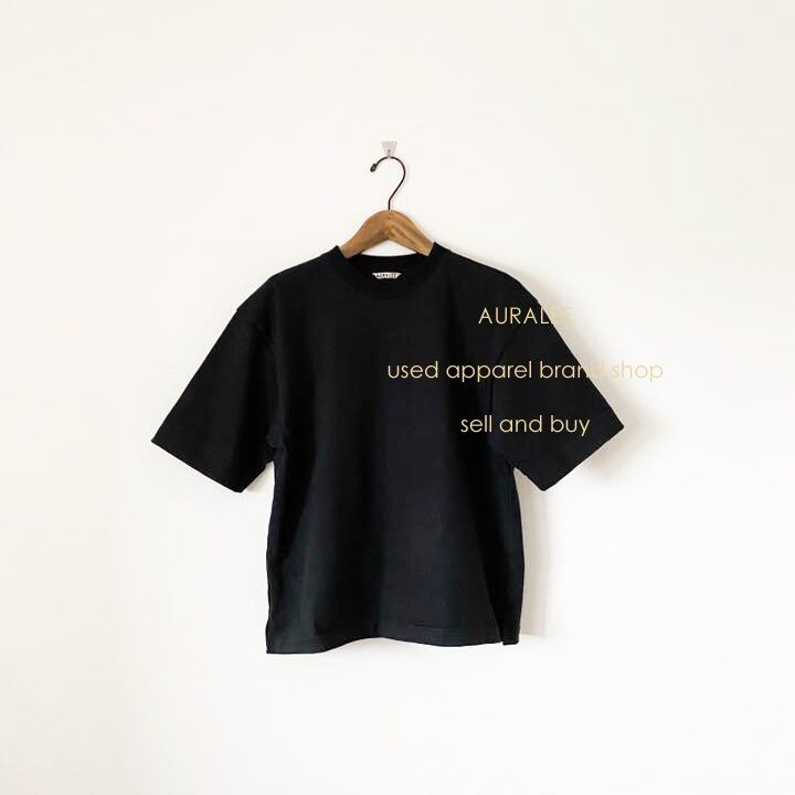 AURALEE オーラリー 半袖カットソー 黒 1