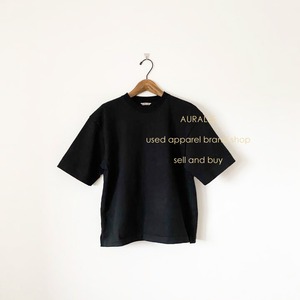 AURALEE オーラリー 半袖カットソー 黒 1