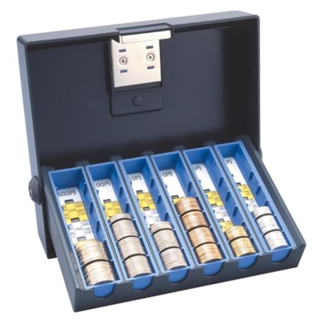 カール事務器 コインレジ 簡易レジスター コインカウンター 硬貨収納箱 MR-2010N プラスチック
