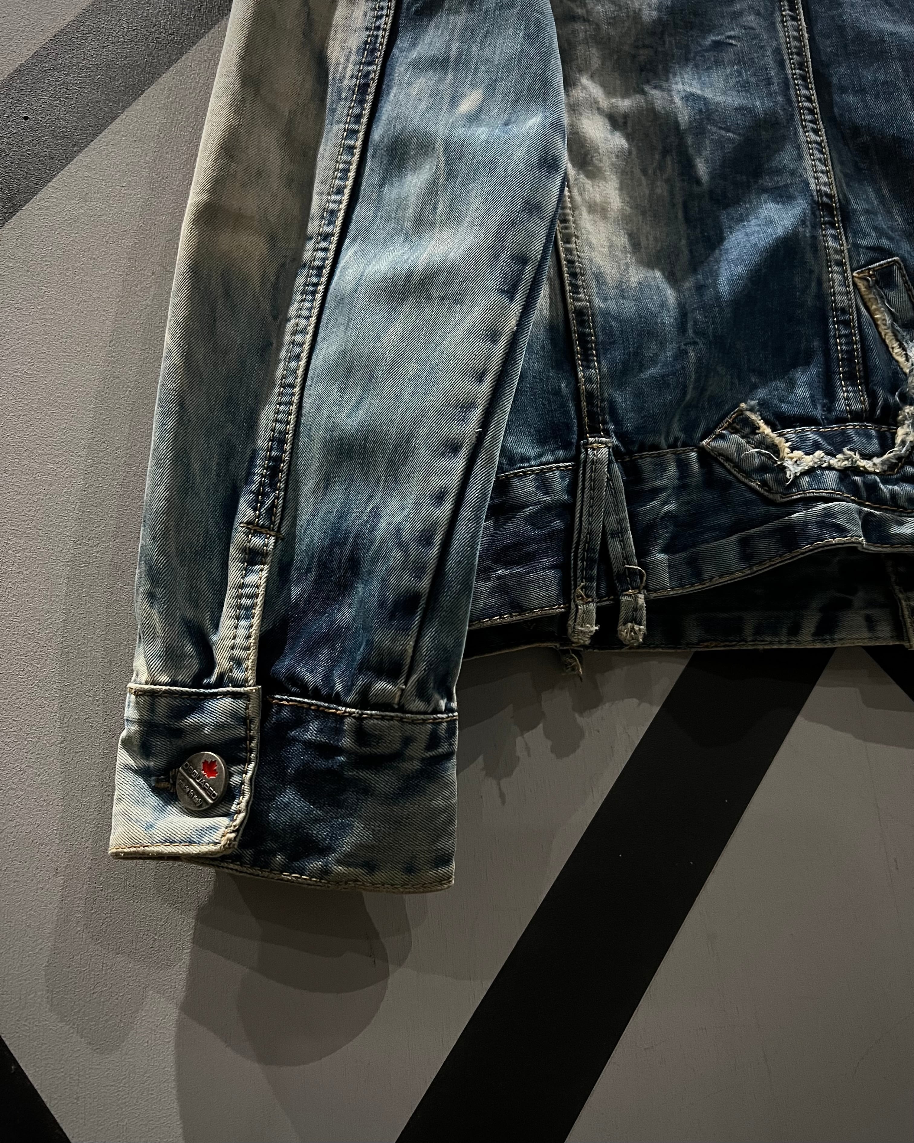 X VINTAGE】“Dsquared²” Various Gimmick Denim Jacket | Caka(カカ