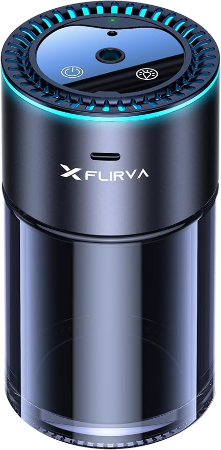 ま*送様 FLIRVA シルバー アロマディフューザー 2026新登場・180mL で 16 ヶ月持続】FLIRVA 車 アロマディフューザー