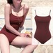 ひんやりボトムス カップ付きインナー 水着 水着 レディース ビキニビキニ レディース おしゃれ 体型カバー 大きいサイズバックレスおしゃれ上下セットおし10 韓国ファッション