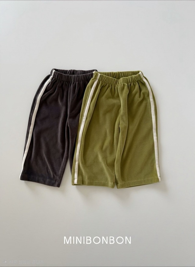 【取寄】minibonbon|one line pants (mom)|ワンラインパンツ(ママ)|FREE|mom|26 autumn