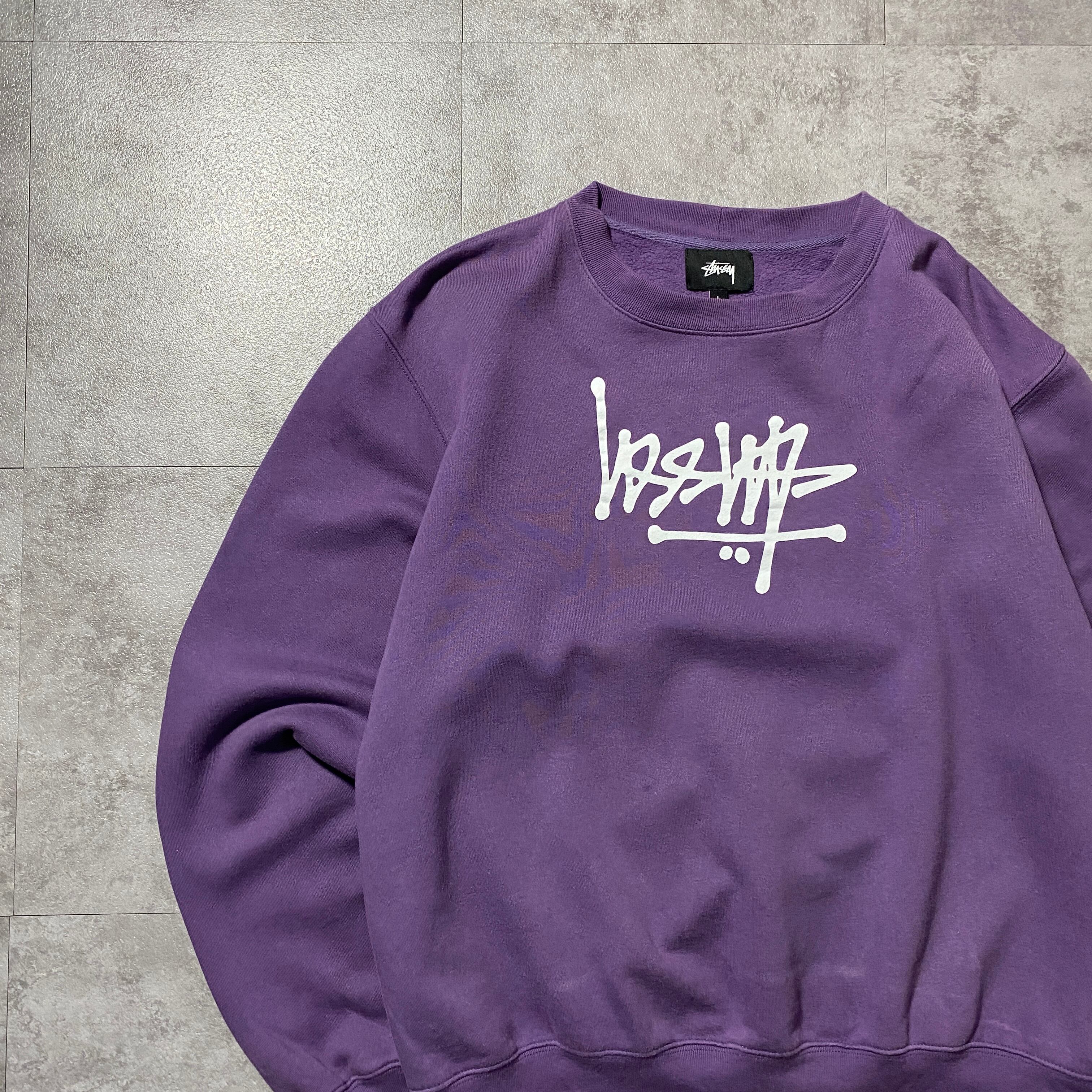 stussy ステューシー ショーンフォント 逆さ反転ロゴ プリント stussy ステューシー ショーンフォント 逆さ反転ロゴ プリント