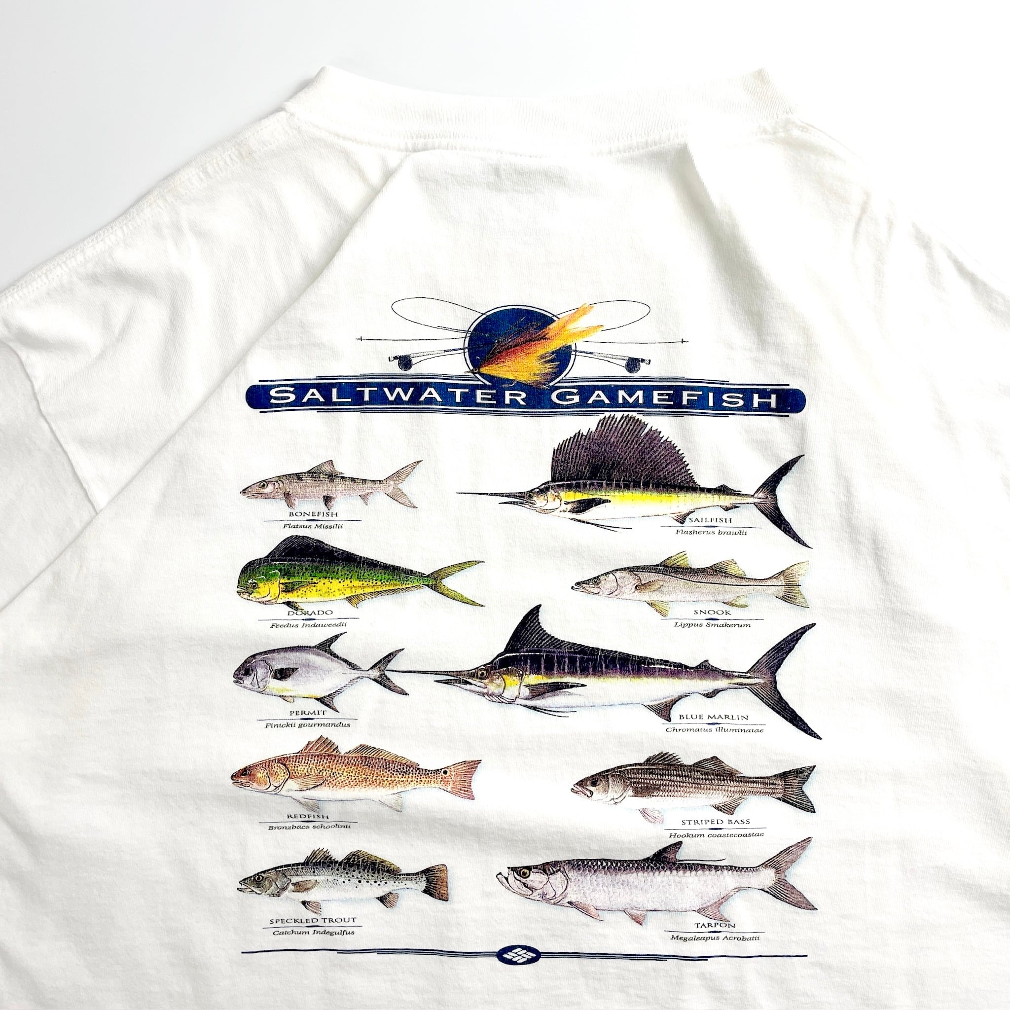 90s Columbia Saltwater Gamefish Graphic T-Shirt