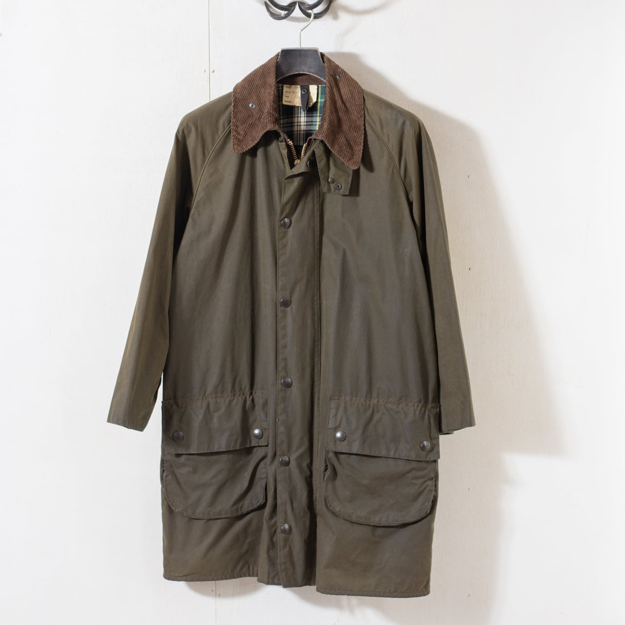 ヴィンテージBEAUFORT名品Britishwax-jacket market British wax-jacket market