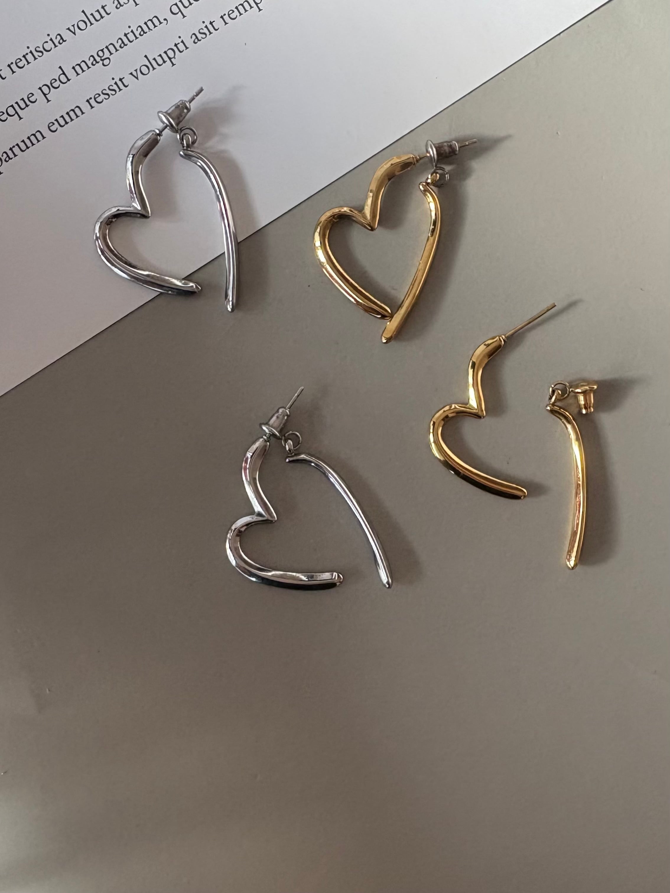 half heart pierce | joie