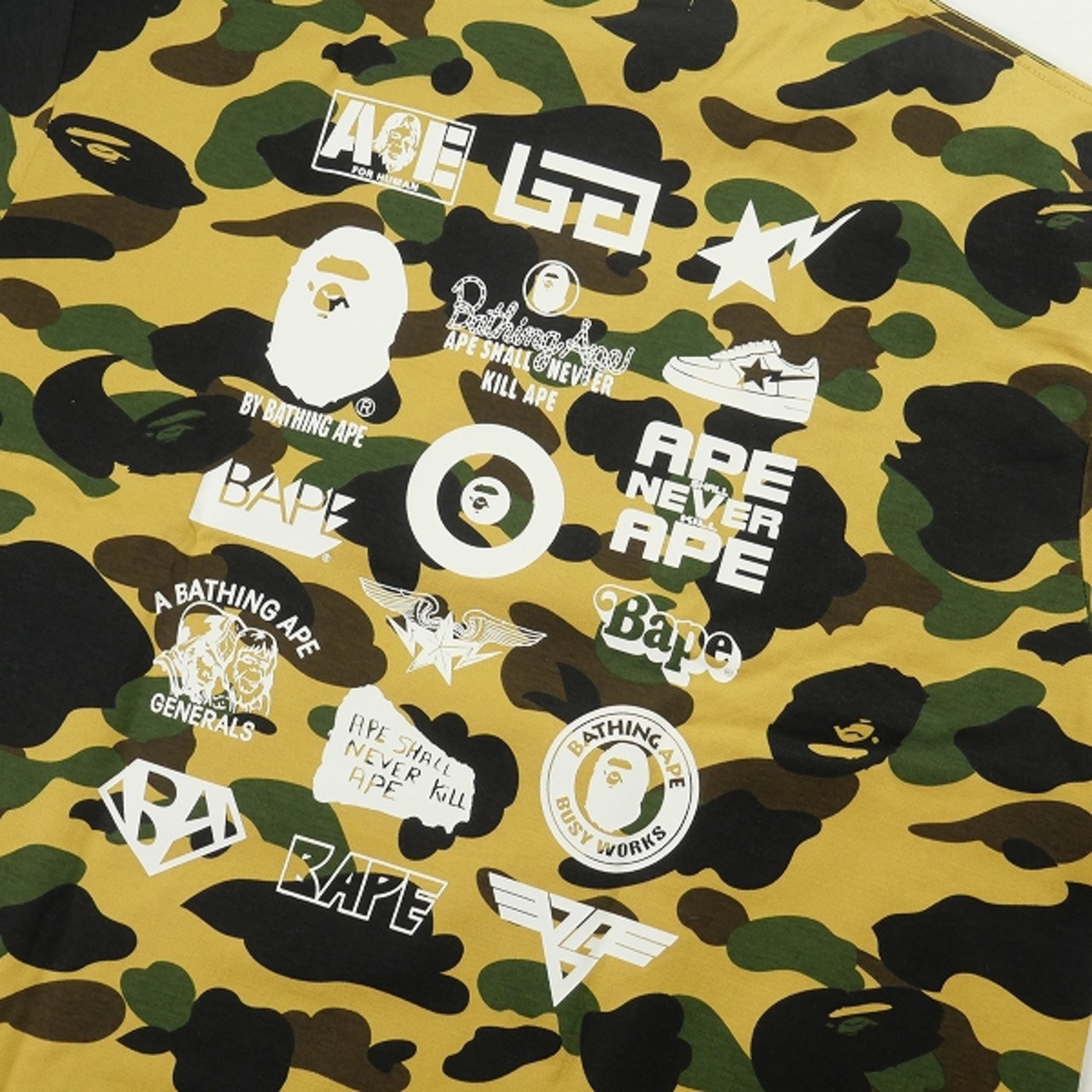 Size【XXL】 A BATHING APE ア ベイシング エイプ サル顔プリント1st 