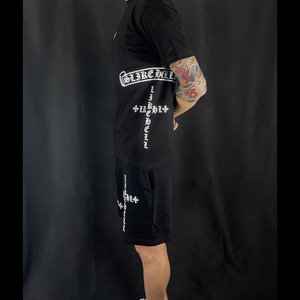 ELDOLADO light weight cross icon sweat setup対象