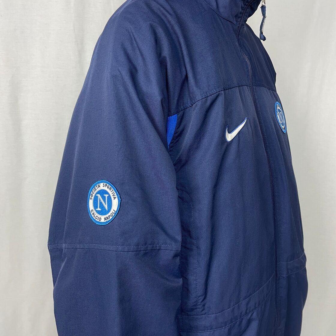 90年代 NIKE ナイキ SSC Napoli サッカー チームロゴ ナイロン 