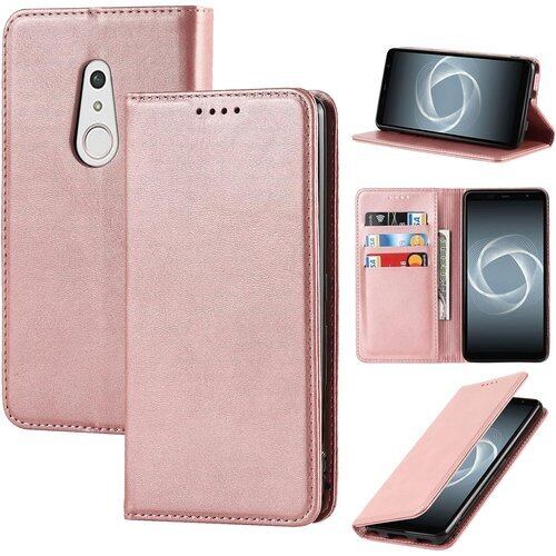 Eastwave Arrows Be4 F-41A ケース Arrows Be 4 F41A 手帳型 ケース Fujitsu F-41A doo 携帯カバー 内蔵マグネット合成皮革 財布型カバーカード収納 横置きスタンド機能 人気 おしゃれ 二つ折り 耐衝撃 5色 ピンク 1504