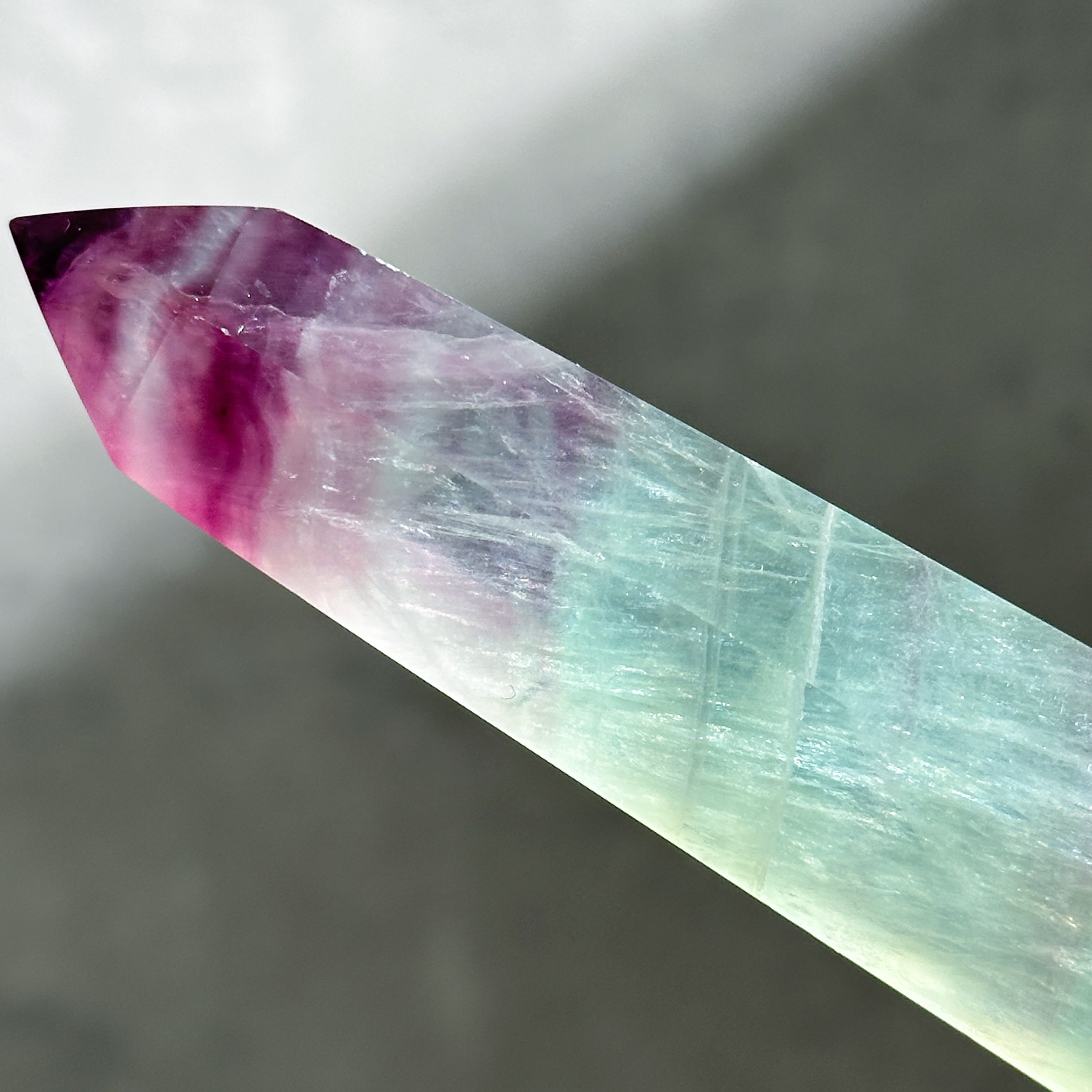 レインボーフローライト タワー23◇ Rainbow Fluorite ◇天然石・鉱物