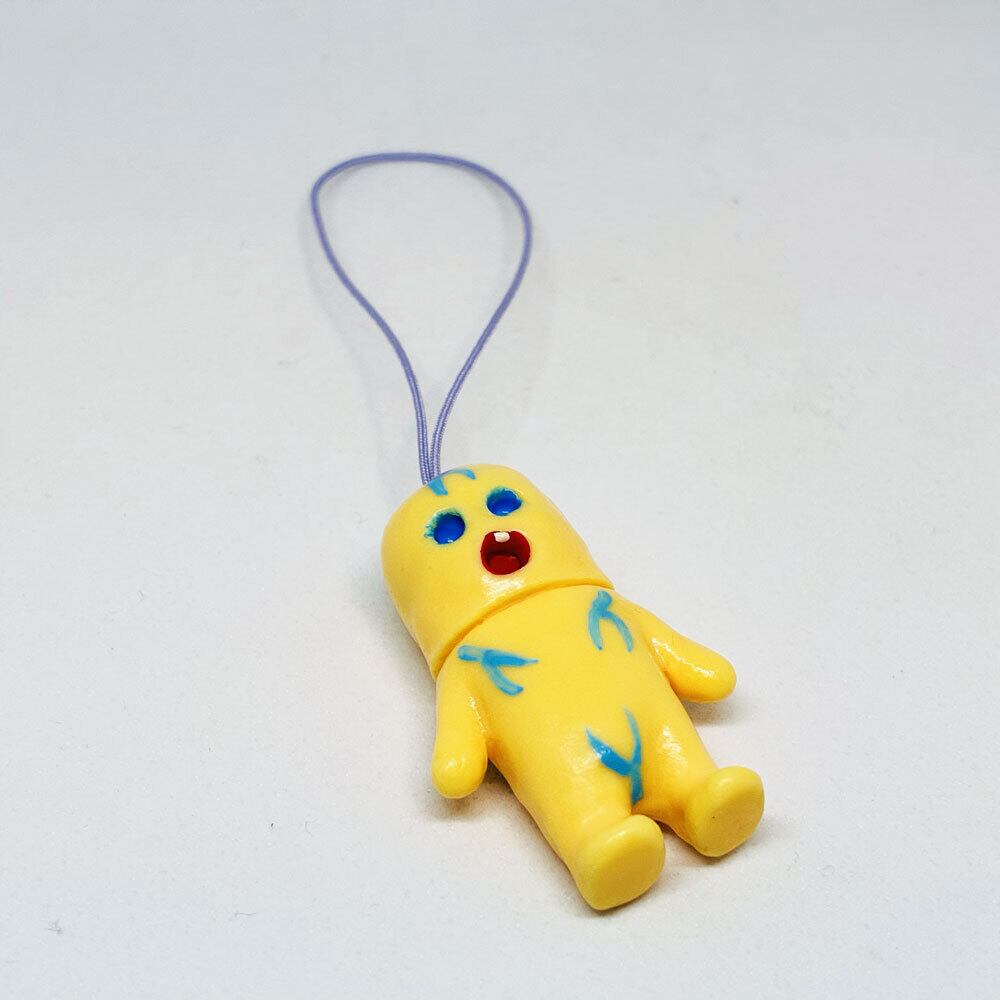 チビめんたストラップ(うすきいろ) / ストラップ / デハラユキノリ