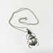 Vintage 925 Silver Scarab Pendant Necklace