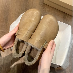 ボアライニング バックル付きシューズ 3color W10424