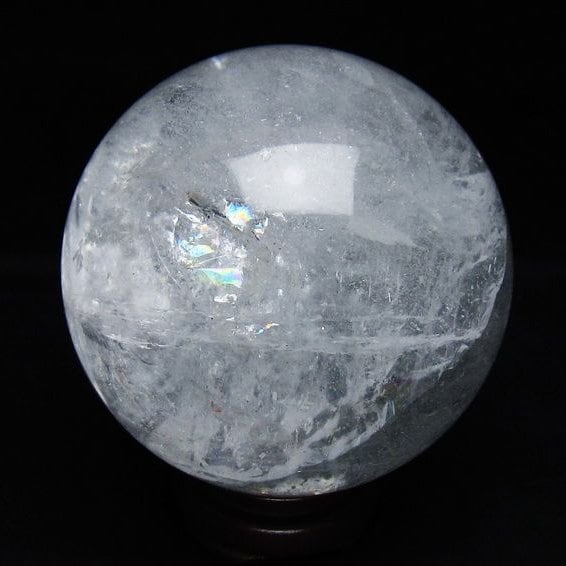 1.5Kg 水晶 丸玉 107mm スフィア 置物 水晶玉 一点物 151-9095