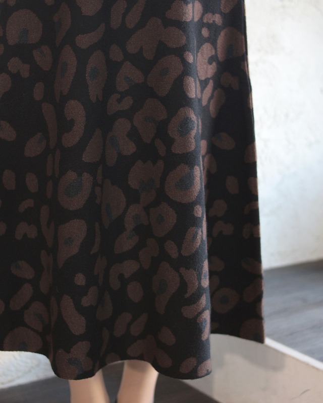 【BouJeloud】柄ニットスカート　(251114)