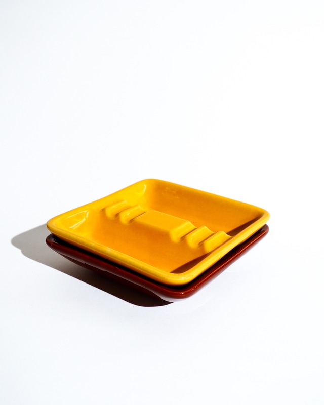 (Mustard)Ceramic Ashtray or Accessory Holder