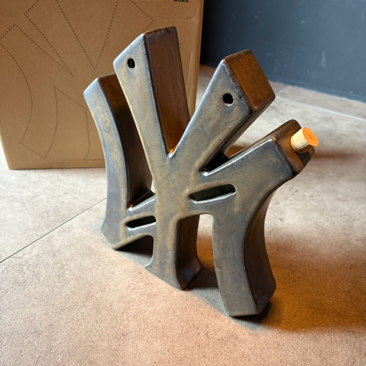 CHIMNEY　NY LOGO Incense Burner GOLD