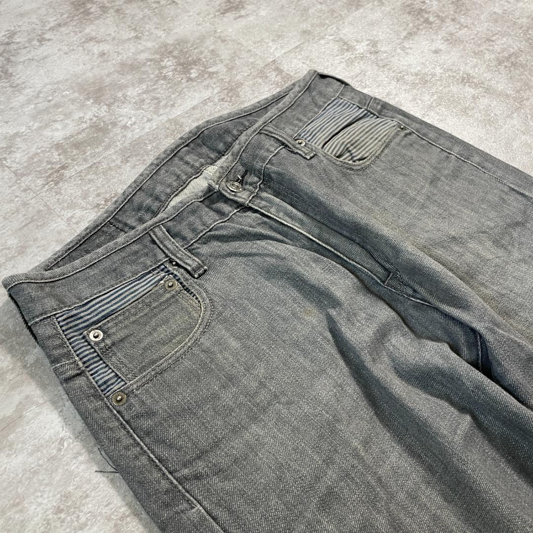 W30 L30】 usa levi's 先染ブラック リーバイス 569 デニムパンツ 00s