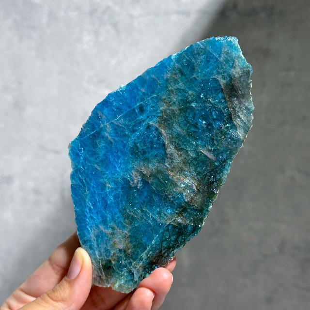 台座付き◎ブルーアパタイト スライス 13◇ Blue Apatite ◇  天然石・鉱物・パワーストーン