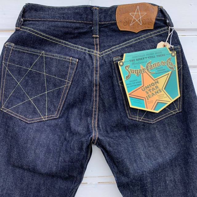 SUGAR CANE 14.25oz.DENIM UNION STAR JEANS Jeans Shop 3rd Down ジーンズ