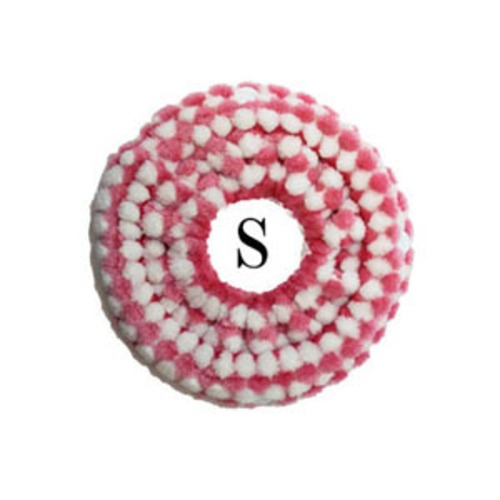 エステバスボール【Sサイズ専用】ふわリング（ピンク×ホワイト）　 [S size] fluffy ring  [pink×white color]
