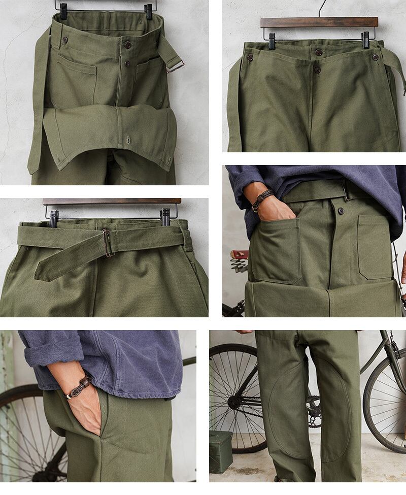 新品 フランス軍 1940-50's M-38 MOTORCYCLE PANTS（モーターサイクル