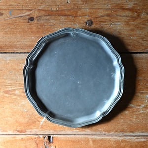 Pewter Plate / ピューター プレート〈 お皿・エタン・収納・店舗什器・食器・アンティーク・ヴィンテージ 〉114109