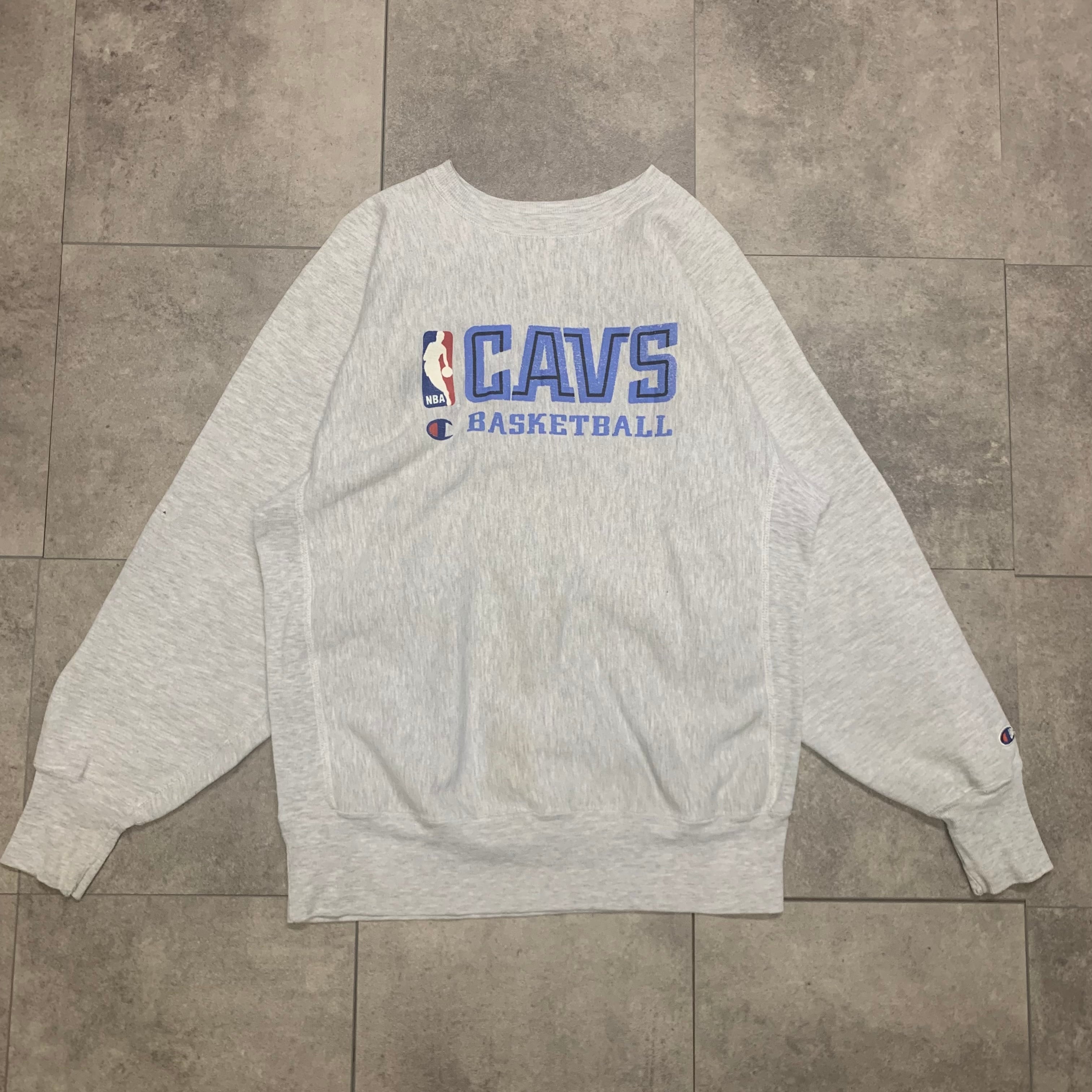 90s USA製 リバースウィーブ(REVERSE WEAVE) NBA CAVS 刺繍タグ XL 