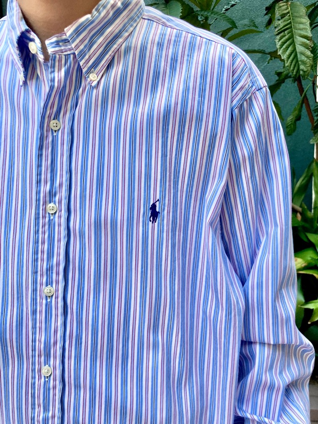 Ralph Lauren Big Size Stripe Shirt FRISKY