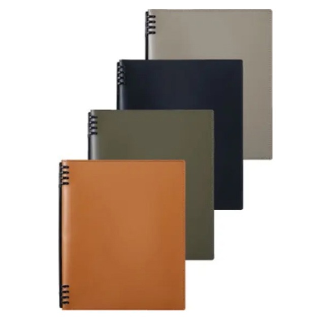 キングジム レザフェスU リングノート テフレーヌ B5サイズ 9855TELU Lezaface U