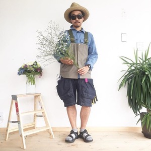 TROVE × GEAR HOLIC / BIG POCKET SHORTS / DENIM / トローヴ / ギアホリック / ビッグポケットショーツ / デニム