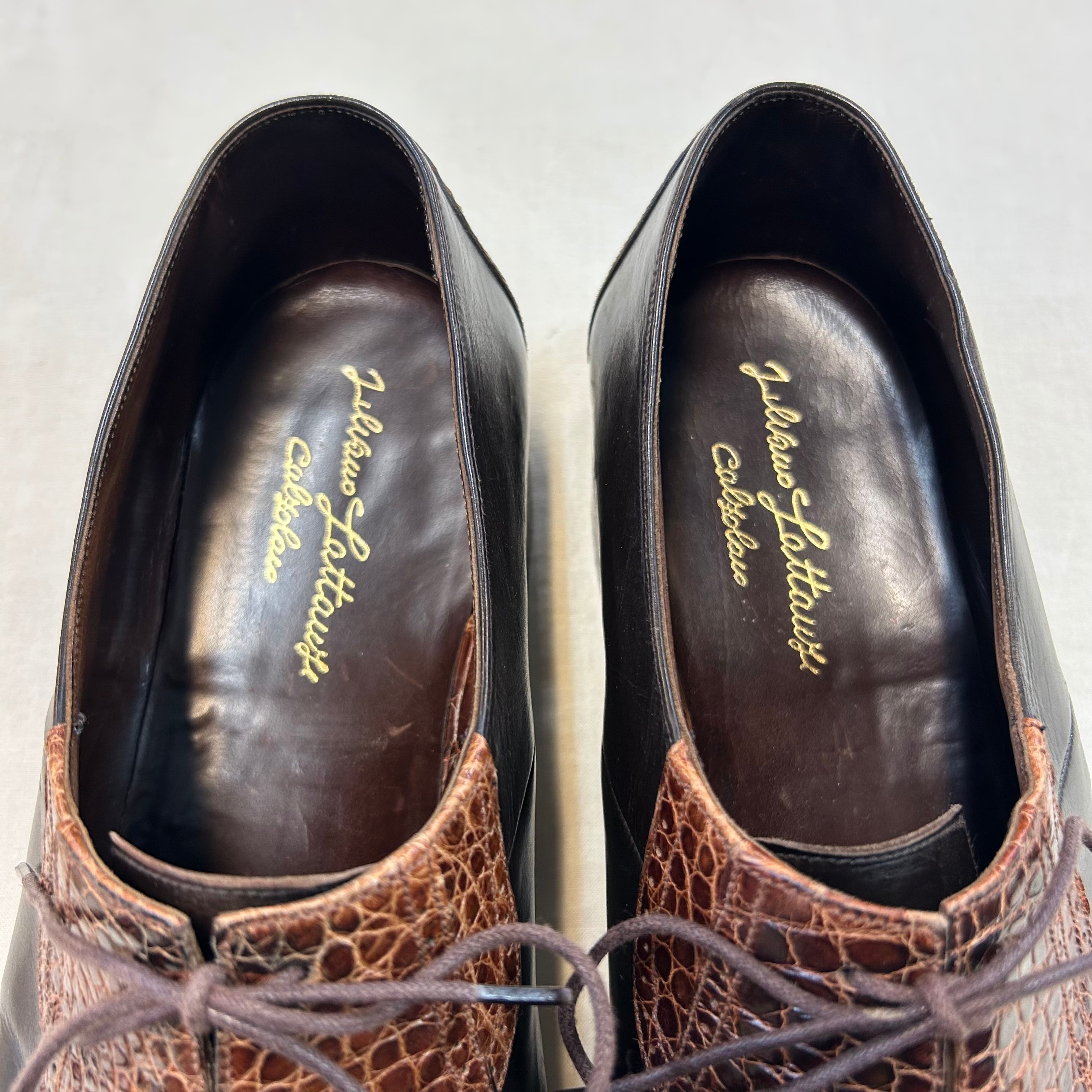 SILVANO LATTANZI COMBI LEATHER SHOES《9 1/2》 | safarionline