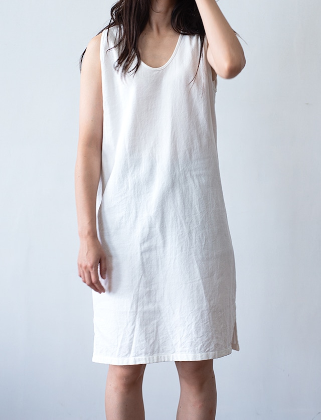 aulico : TANK TOP LONG / WHITE