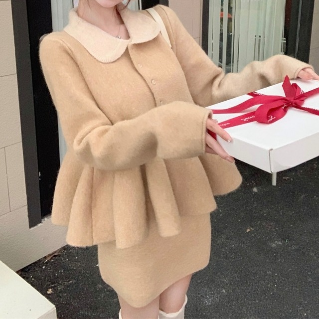 ファンシーラウンドプリーツセットアップ　C115