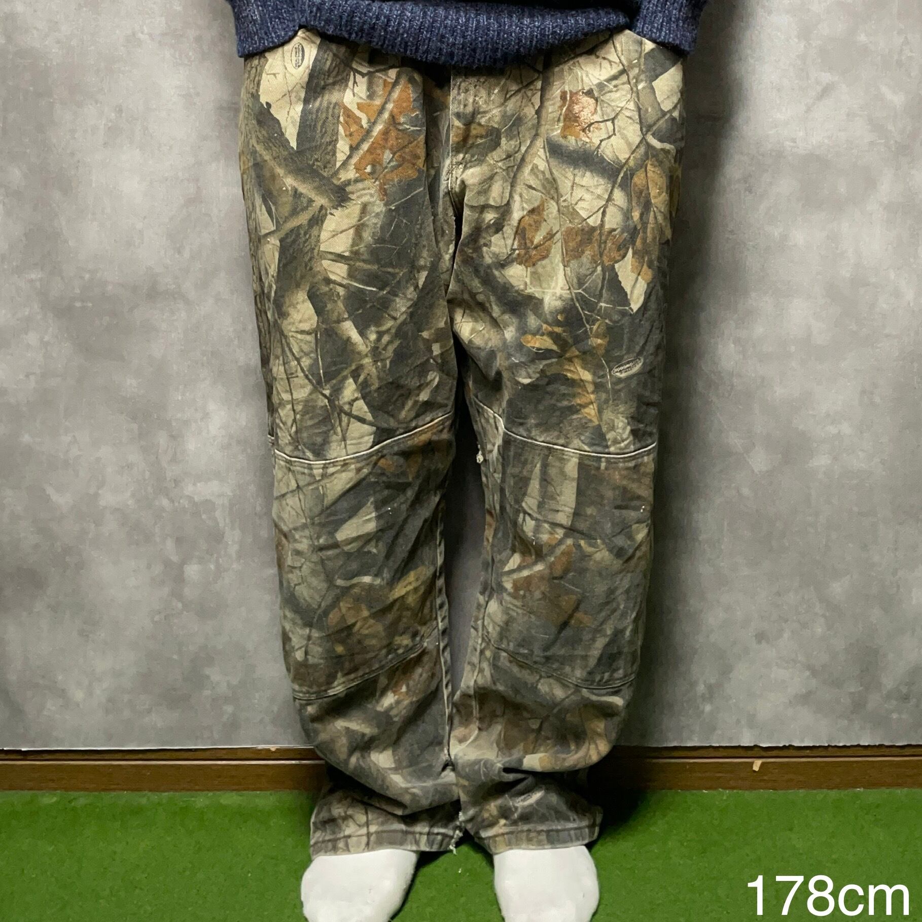 W42×L30】wrangler リアルツリーパンツ ダブルニー | 古着屋OLDGREEN