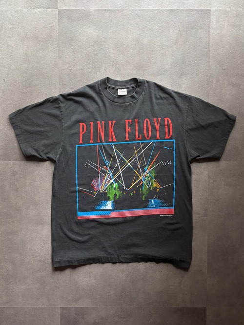 PINK FLOYD 1987 USツアー ピンクフロイド バンドTシャツ XL ブラック フェード