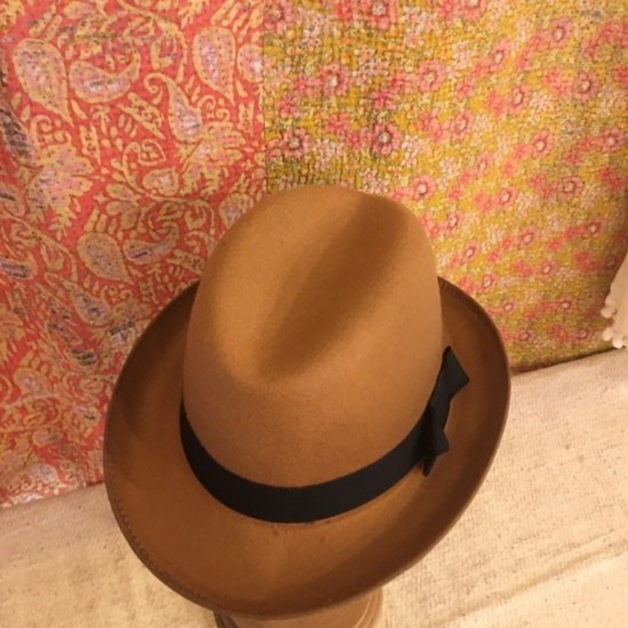 TOPANGA Accessory　クラシックフェドーラハット　ベージュ