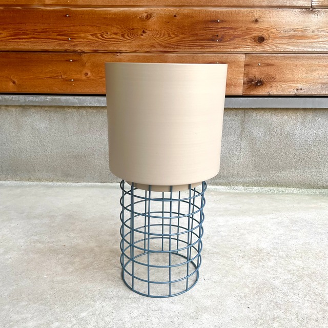 Wire Mesh Stand Planter Φ20cm×H40.5cm 植木鉢カバー プランター